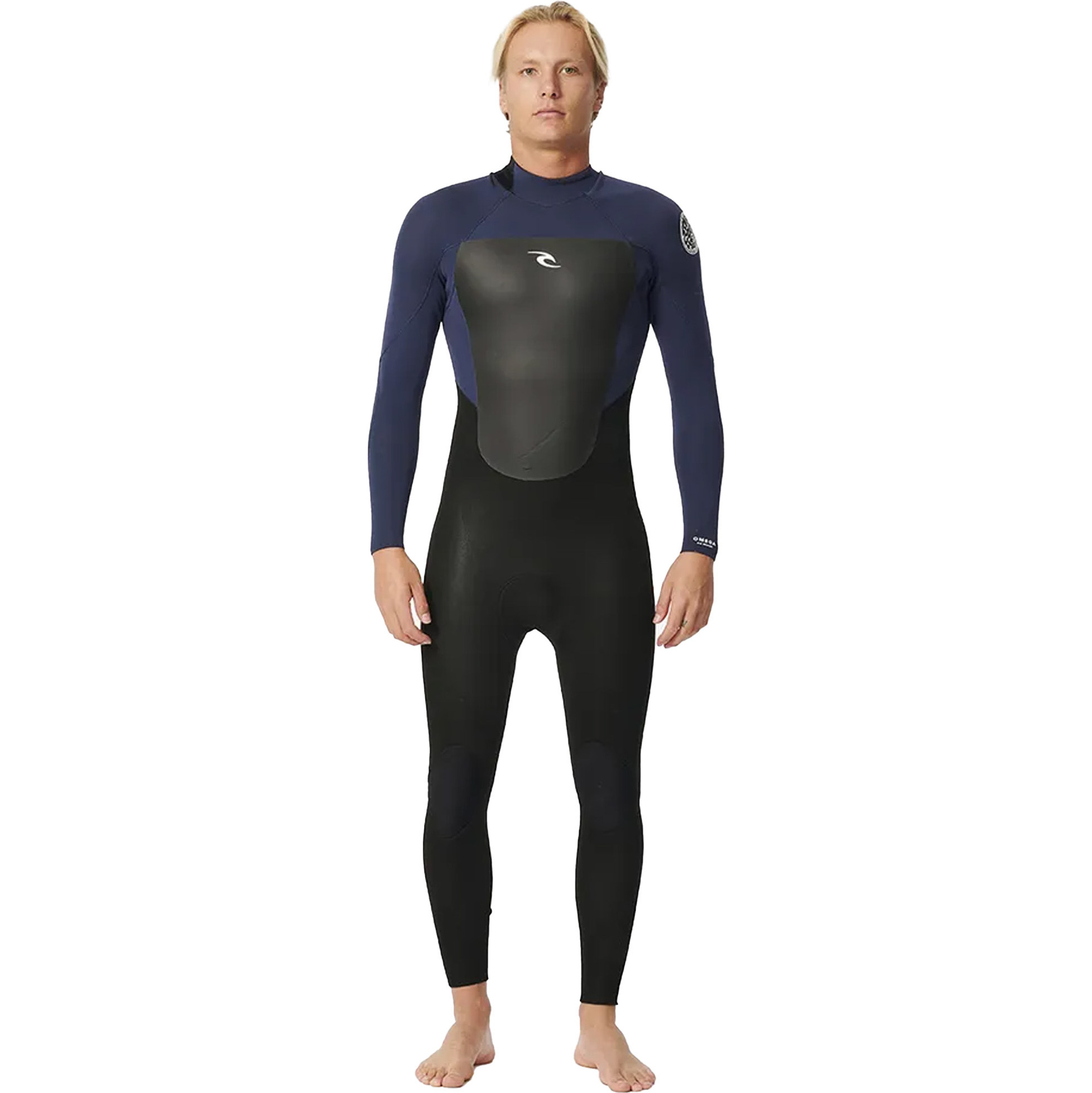 2025 Rip Curl Da Uomo Omega 3/2mm Back Zip Muta 15IMFS - Slate
